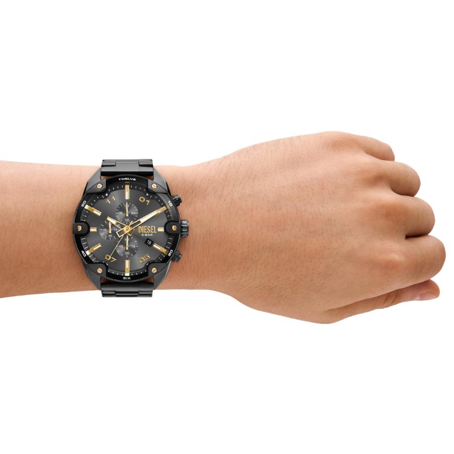 DIESEL（ディーゼル） 腕時計 メンズ SPIKED クロノグラフ ツートーン