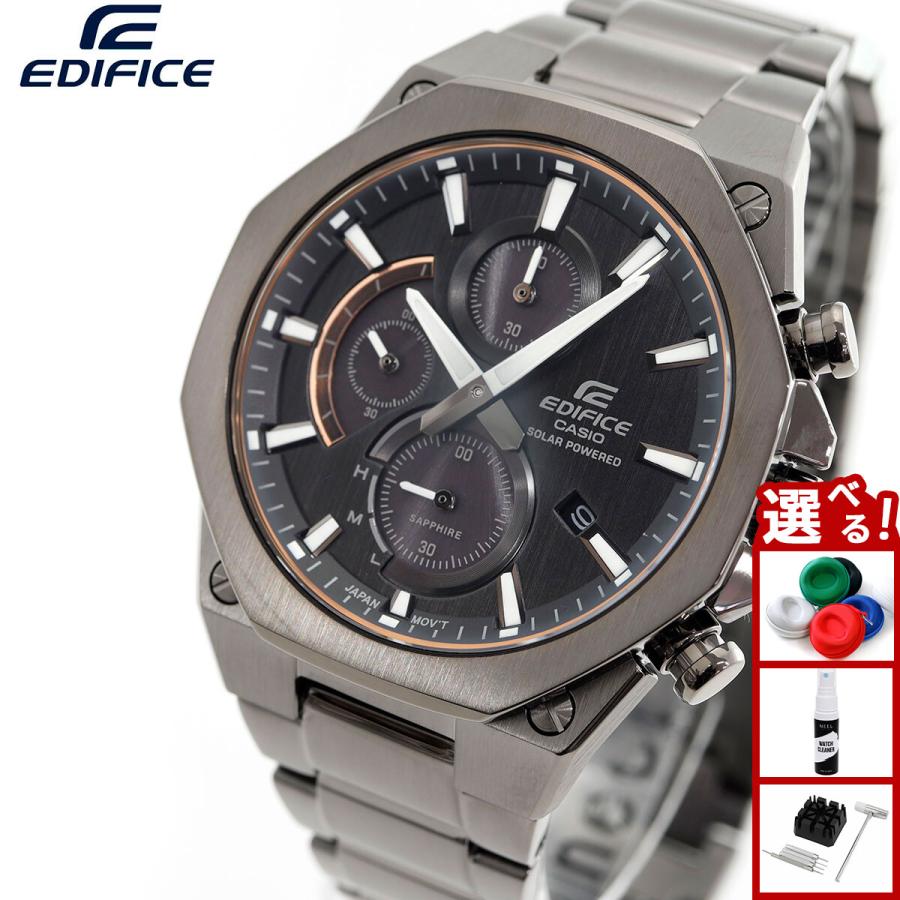 CASIO EDIFICE カシオエディフィス ソーラー ブラック腕時計 EDIFICE | CASIO