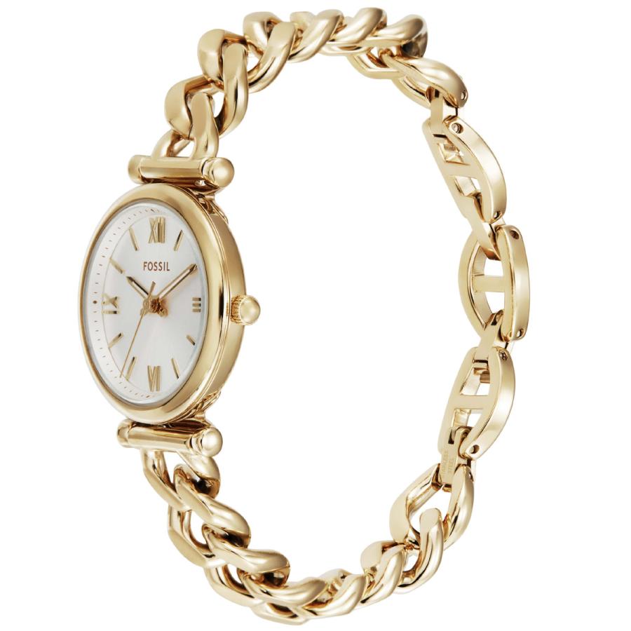 CARLIE フォッシル FOSSIL 腕時計 レディース 三針 ゴールドトーン