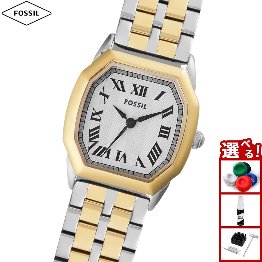 FOSSIL（フォッシル） 腕時計 レディース HARLOW 三針 ツートーン ステンレススチールウォッチ ES5362 : neelヤフー店 ...
