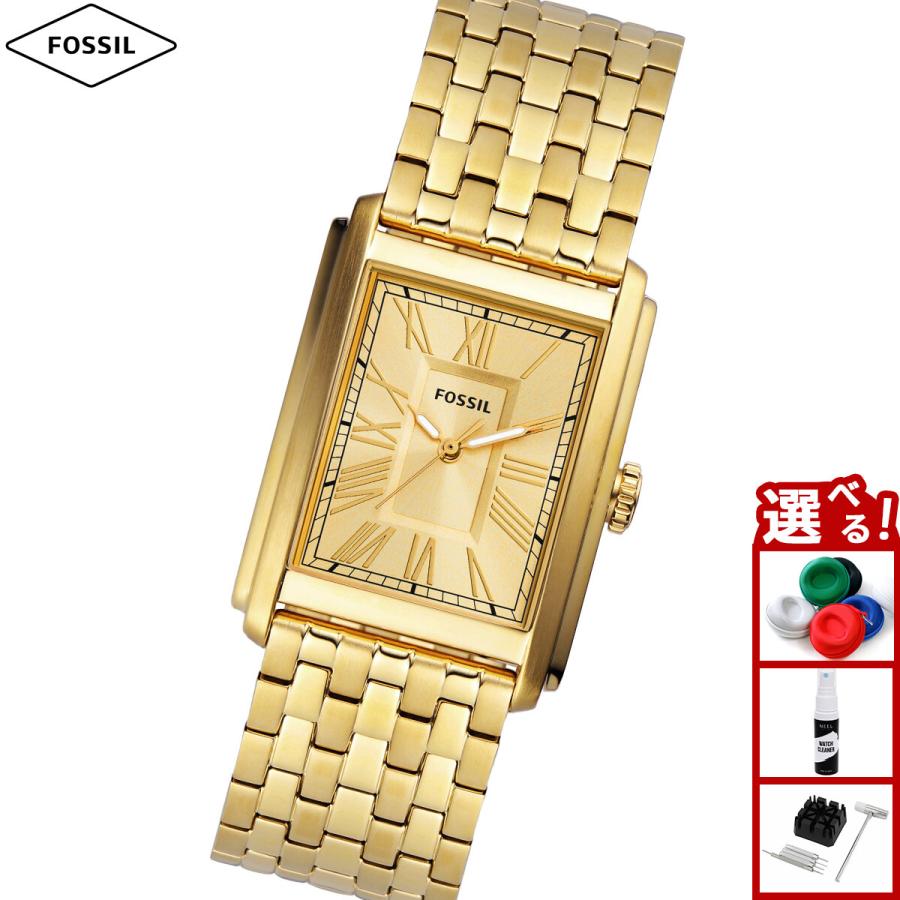 FOSSIL（フォッシル） 腕時計 メンズ CARRAWAY 三針 ゴールドトーン 