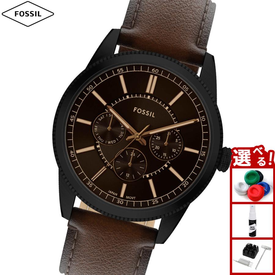 FOSSIL （ノベルティー付き）フォッシル 腕時計 メンズ PEARSON マルチファンクション ブラウンレザー FS6138 : neel ...