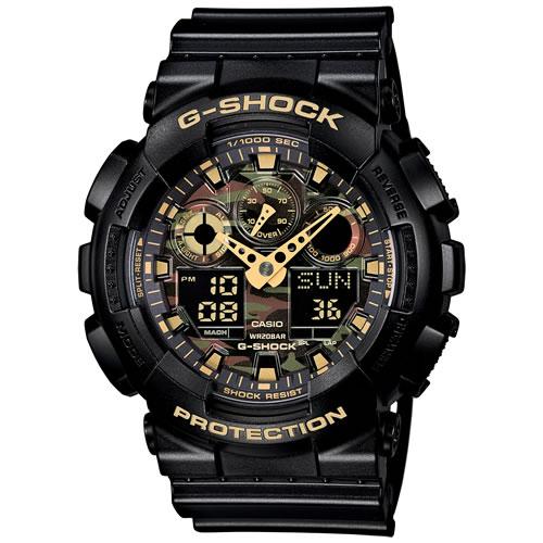 G-SHOCK Gショック カモフラージュ 迷彩 腕時計 メンズ GA-100CF-1A9JF 