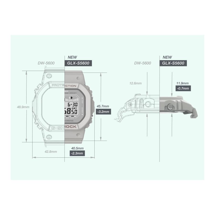 Gショック Gライド G-SHOCK G-LIDE デジタル 腕時計 GLX-S5600-4JF DW-5600 小型化・薄型化モデル ジーショック｜neel1999｜18