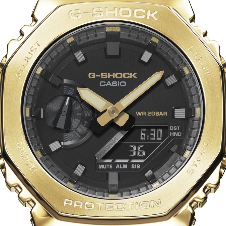 Gショック G-SHOCK デジタル 腕時計 メンズ GM-2100G-1A9JF メタルカバー ジーショック｜neel1999｜17