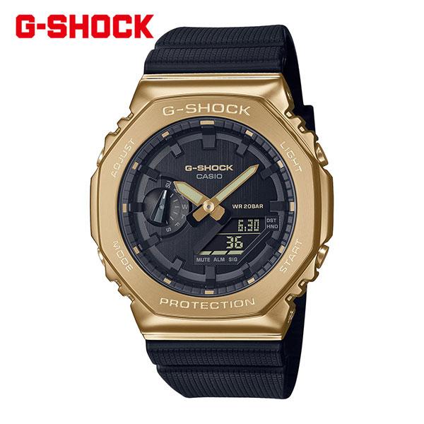 Gショック G-SHOCK デジタル 腕時計 メンズ GM-2100G-1A9JF メタルカバー ジーショック｜neel1999｜02