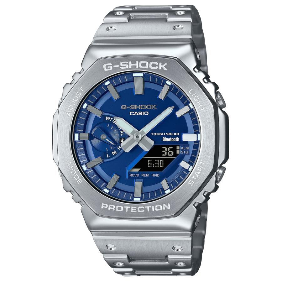 Gショック G-SHOCK ソーラー 腕時計 メンズ GM-B2100AD-2AJF ジーショック フルメタル シルバー｜neel1999｜11