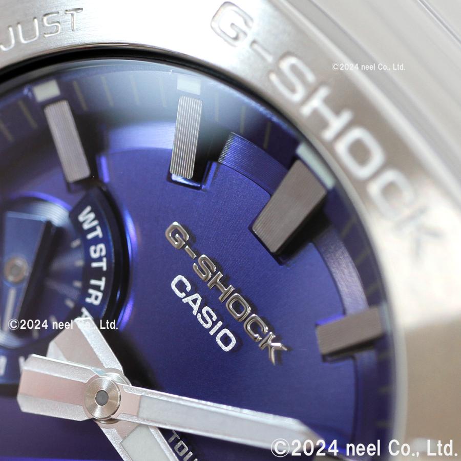 Gショック G-SHOCK ソーラー 腕時計 メンズ GM-B2100AD-2AJF ジーショック フルメタル シルバー｜neel1999｜05