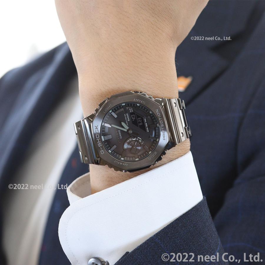 Gショック G-SHOCK ソーラー 腕時計 メンズ GM-B2100BD-1AJF ジーショック フルメタル ブラック｜neel1999｜04