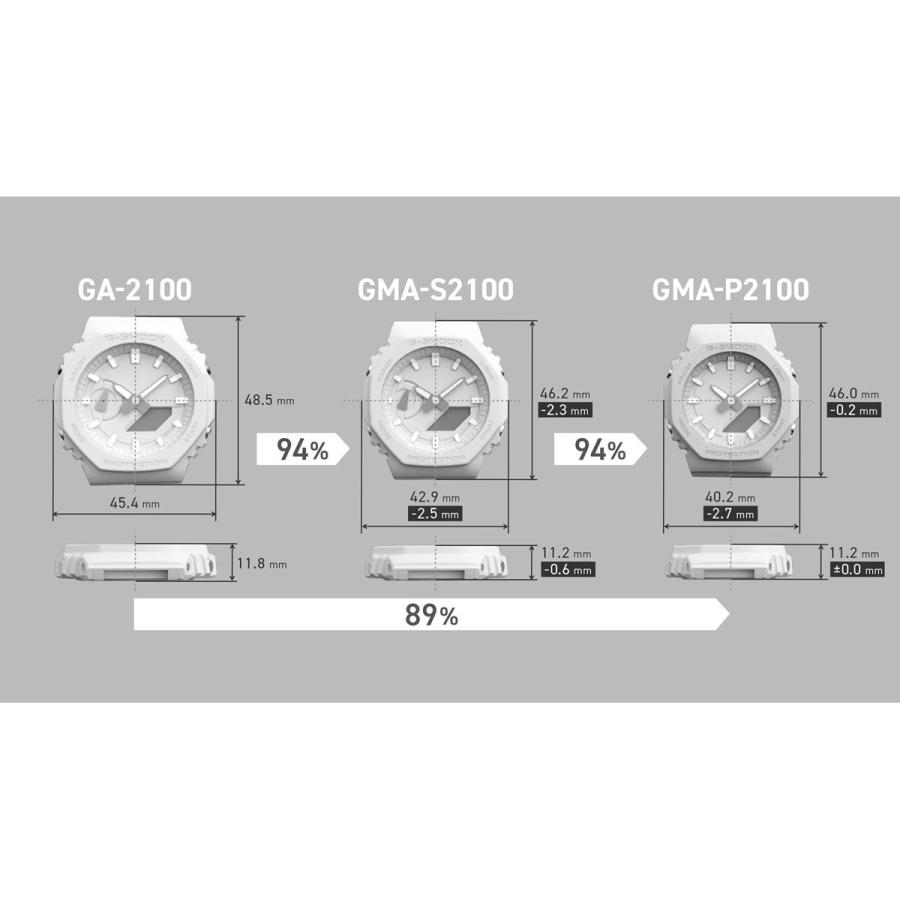 Gショック G-SHOCK アナデジ 腕時計 GMA-P2100ST-7AJF GMA-S2100 小型化モデル ジーショック | G-SHOCK | 11