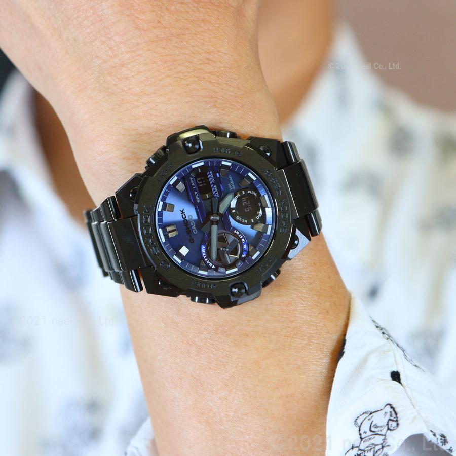 G-SHOCK GST ブルー＆ブラック G-SHOCK 豪華おまけ有 Gショック Gスチール G-STEEL ソーラー
