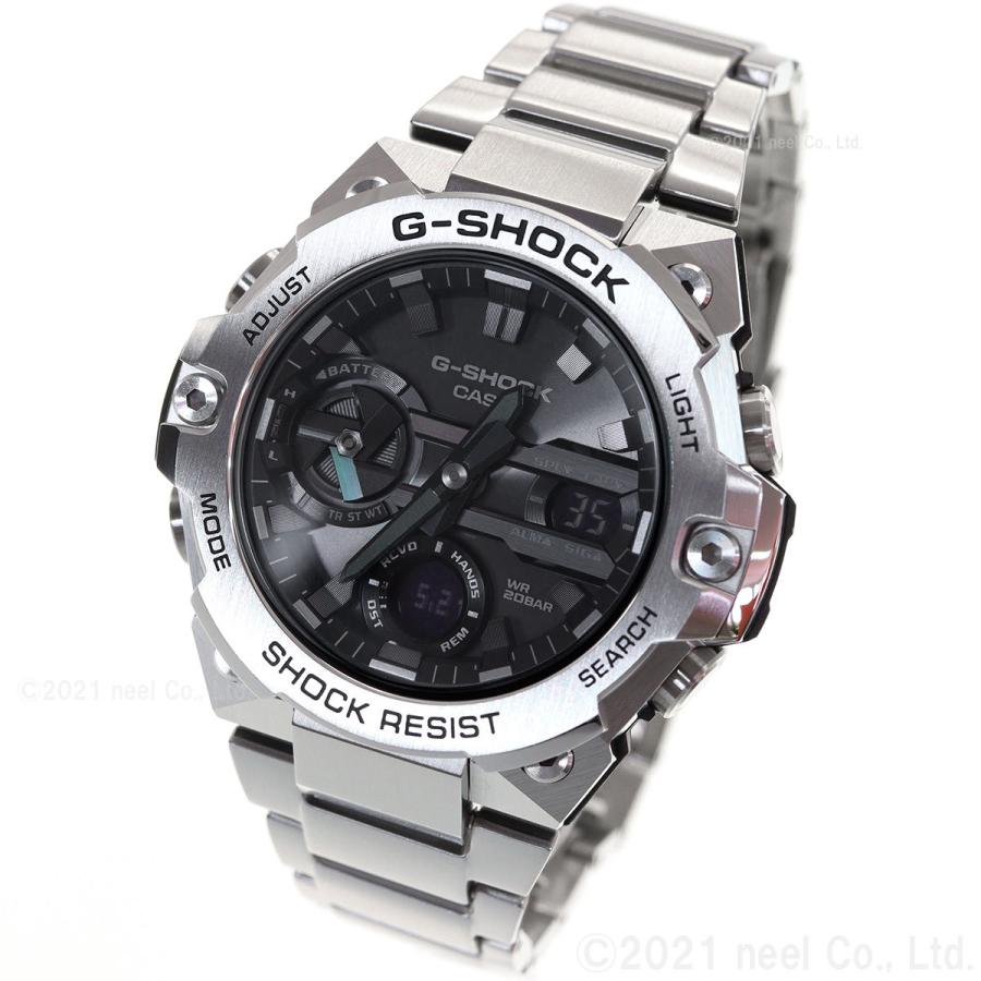 Gショック Gスチール G-SHOCK G-STEEL ソーラー 腕時計 メンズ GST-B400D-1AJF ジーショック｜neel1999｜05
