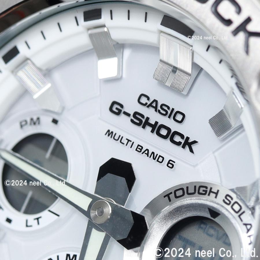 G-SHOCK Gショック Gスチール G-STEEL 電波ソーラー 腕時計 メンズ 白