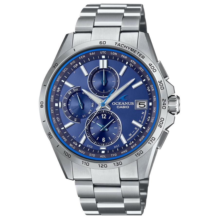 CASIO カシオ　オシアナス　OCW-600 チタンニウム　電波ソーラー 国産ブランド、カシオ【”軽くて薄い”限定チタンウオッチ