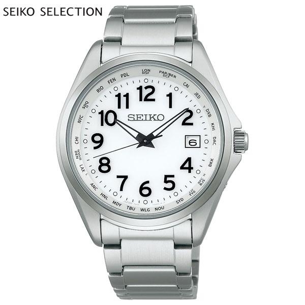 エントリーで+4倍！6月5日！セイコー セレクション SEIKO SELECTION ソーラー 電波時計 腕時計 メンズ アラビア数字 チタン SBTM327｜neel1999｜02
