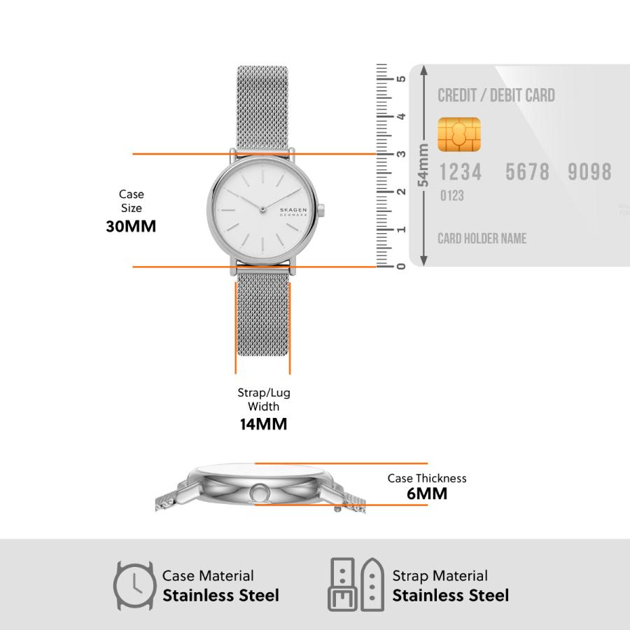 SKAGEN（スカーゲン） 腕時計 レディース SIGNATUR LILLE 二針