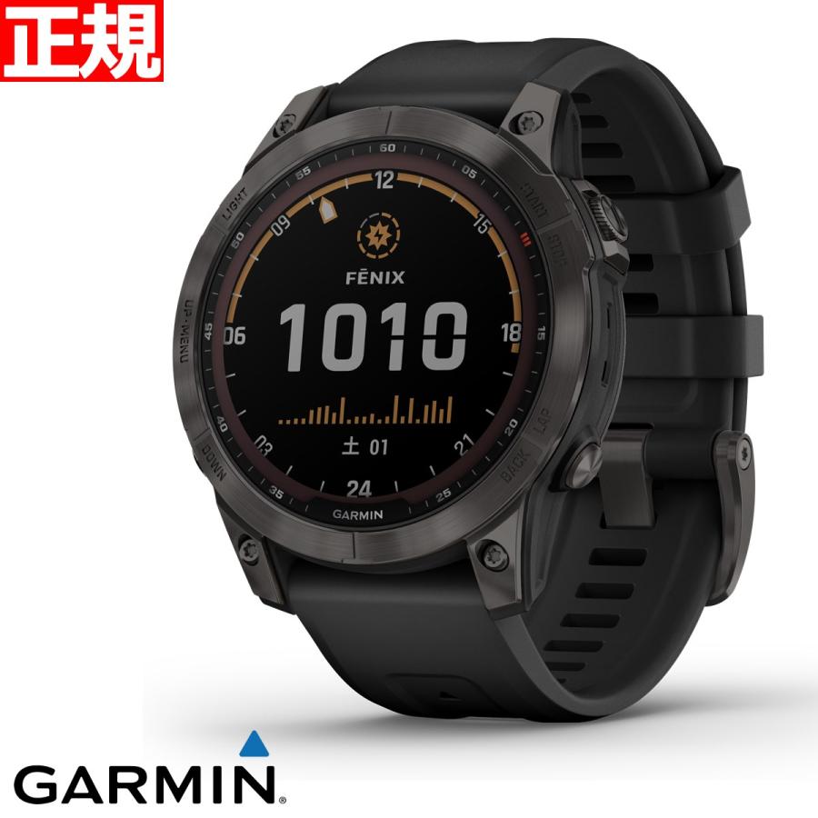 ガーミン GARMIN fenix 7 Dual Power フェニックス スマートウォッチ GPS ソーラー 腕時計 010-02540-29｜neel2｜01