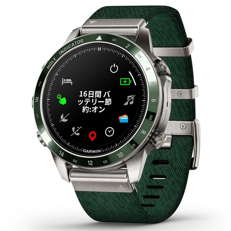 【オリジナル保護フィルム付き】ガーミン GARMIN MARQ Golfer Gen 2 マーク ゴルファー 010-02648-C2 GPS スマートウォッチ 腕時計 メンズ｜neel2｜12