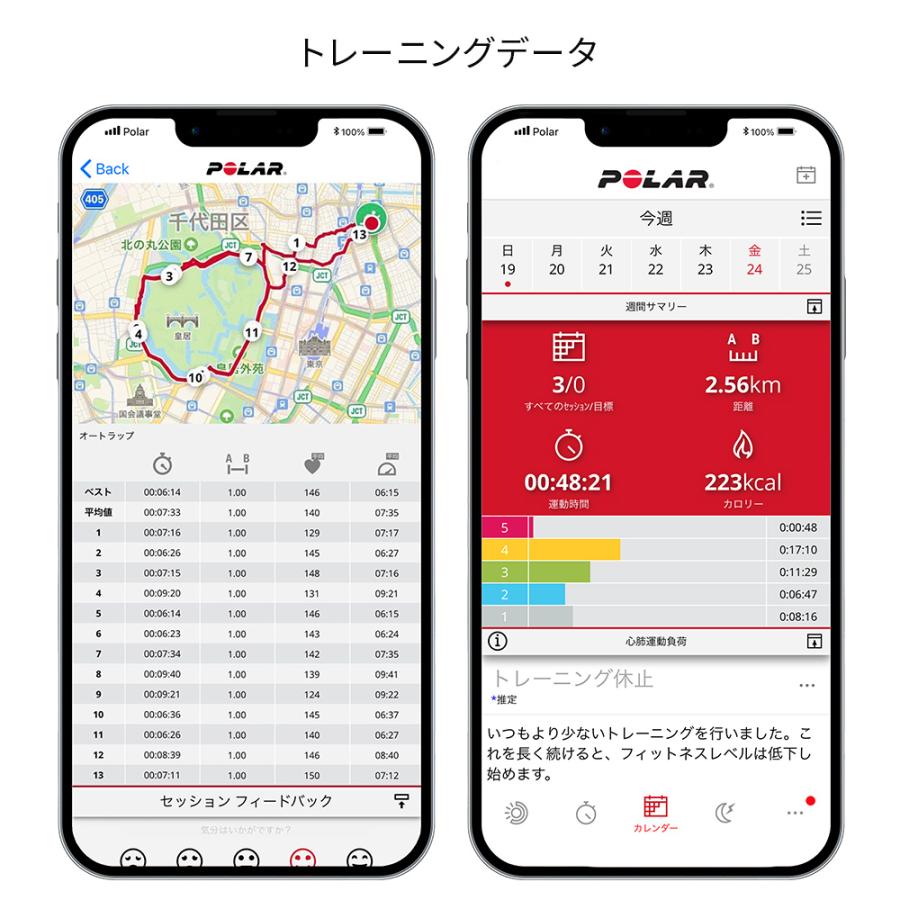 ポラール POLAR VANTAGE V3 スマートウォッチ GPS 心拍 トレーニング ランニング 腕時計 900108890｜neel2｜13