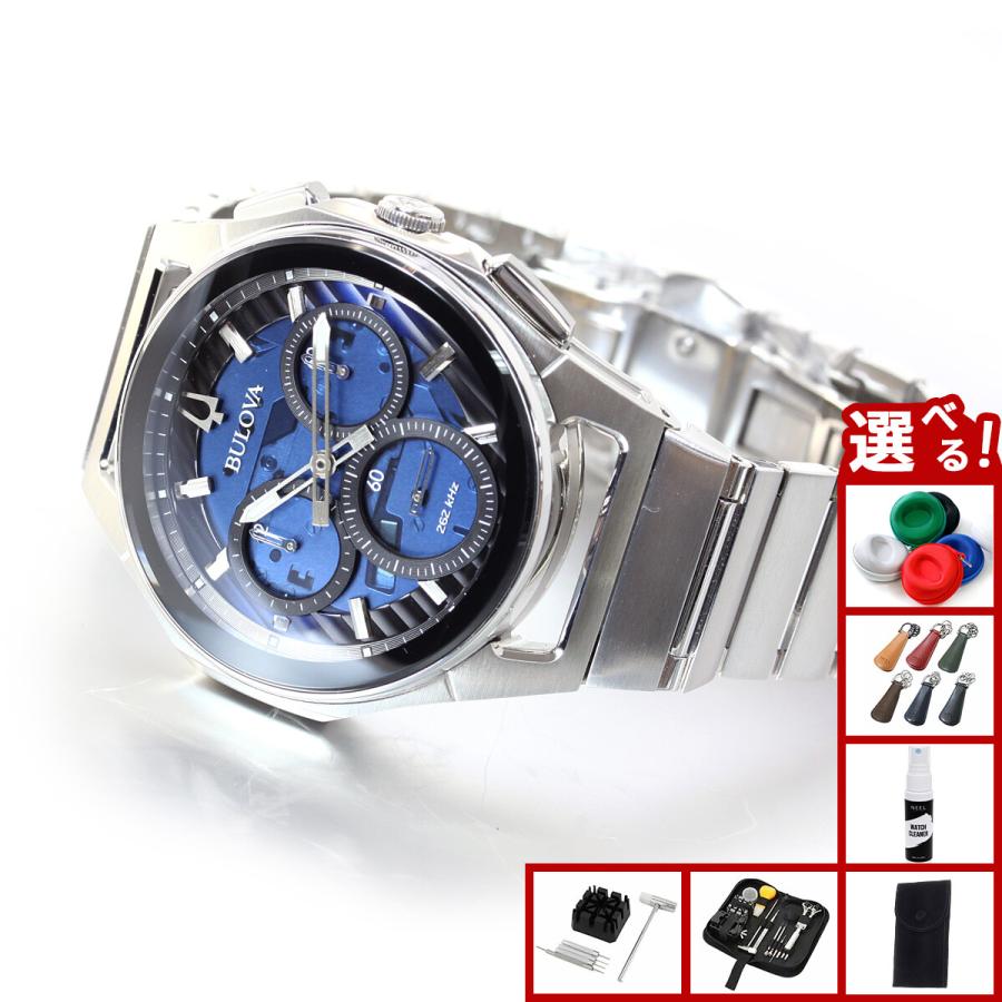 BULOVA（ブローバ） （豪華おまけ有） 腕時計 メンズ カーブ クロノ 