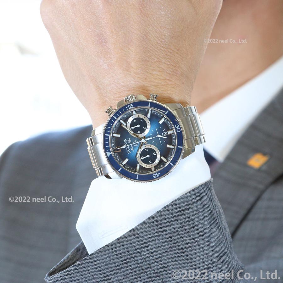 エントリーで+4倍！本日限定！ブローバ BULOVA 腕時計 メンズ マリン