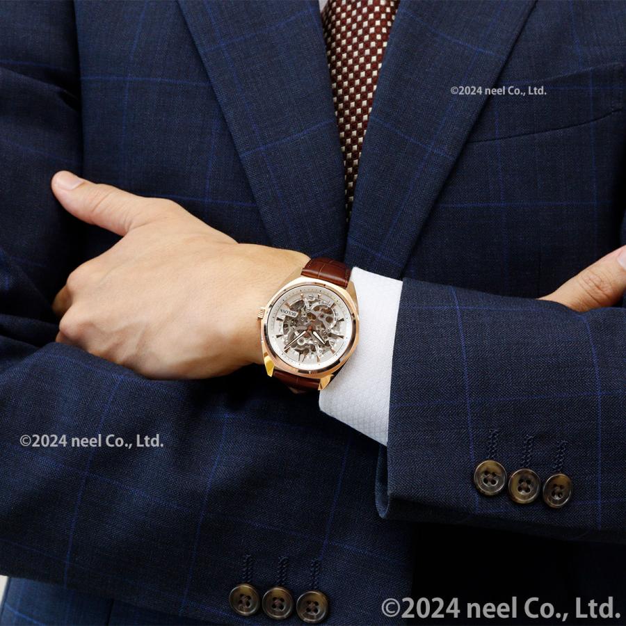 BULOVA （ノベルティー付き）ブローバ 腕時計 メンズ 自動巻