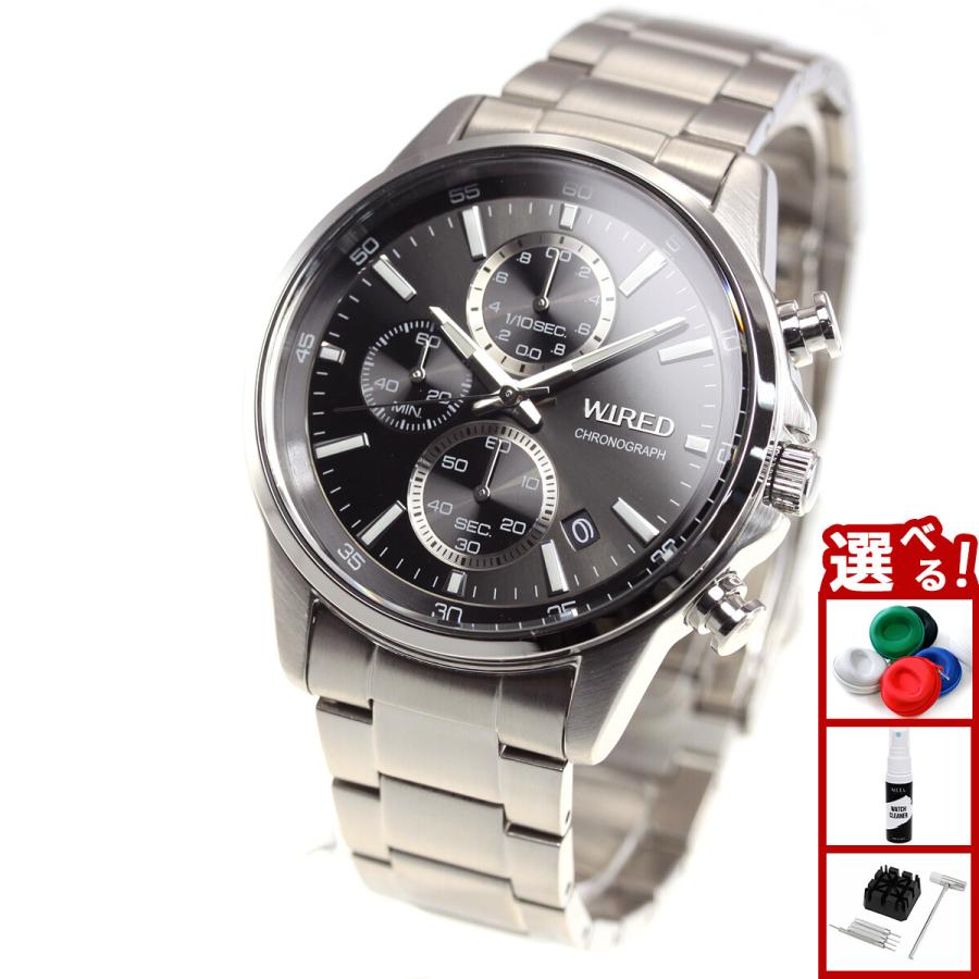 エントリーで+4倍！3月5日！ワイアード WIRED 腕時計 メンズ クロノグラフ ニュースタンダードモデル AGAT424 セイコー