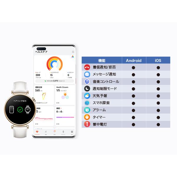 ファーウェイ HUAWEI スマートウォッチ WATCH GT4 41mm ARAB19-BK ウェアラブル 腕時計 メンズ レディース｜neel2｜18