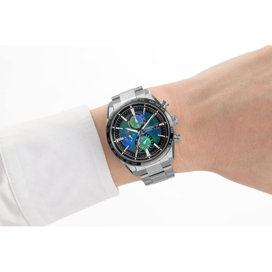 【メール便】 CITIZEN UNIT with BLUE シチズン アテッサ エコドライブ 電波時計 限定モデル 腕時計 AT8188-64L 【OCQ1181311041】(42350円)