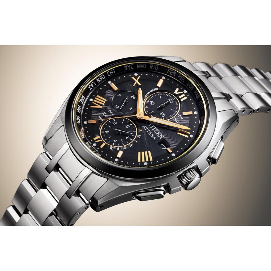 ACT Line シチズン アテッサ エコ ドライブ 電波時計 限定 メンズ