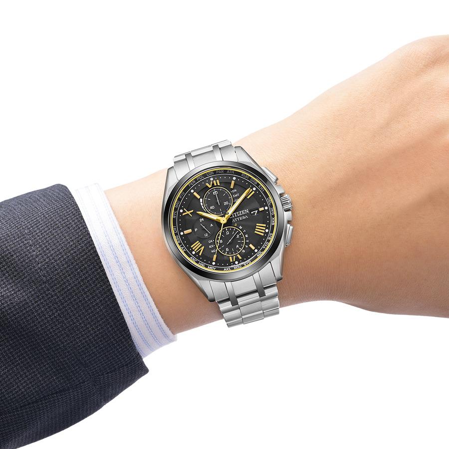 ACT Line シチズン アテッサ エコ ドライブ 電波時計 限定 メンズ