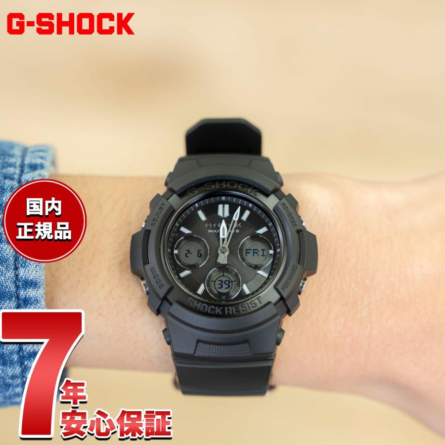 G-SHOCK （豪華おまけ有） Gショック 電波 ソーラー 腕時計 AWG-M100FP