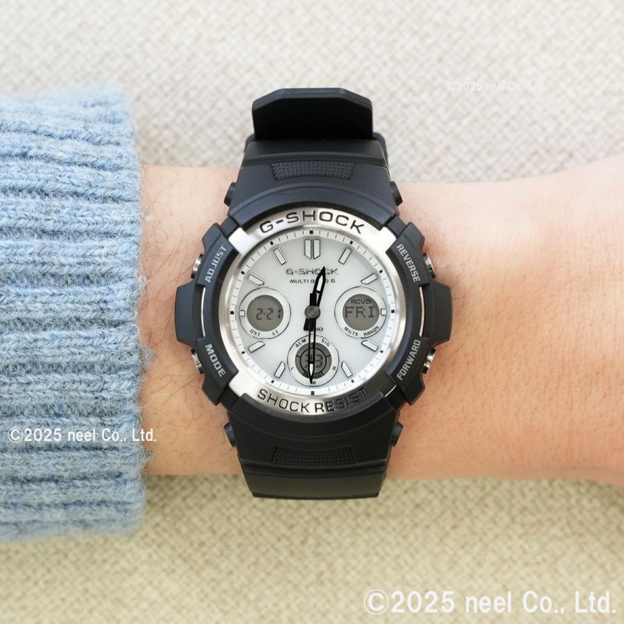 G-SHOCK Gショック 電波ソーラー 腕時計 メンズ 黒 ブラック AWG