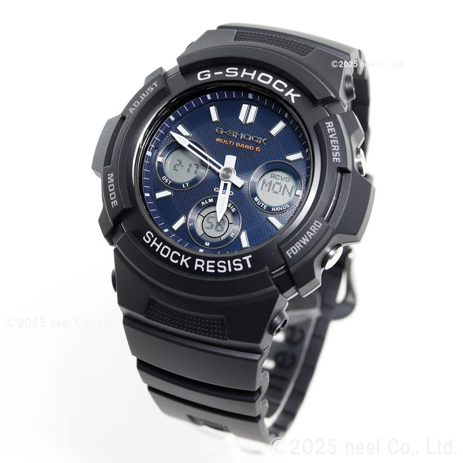 G-SHOCK Gショック 電波ソーラー 腕時計 メンズ 黒 ブラック AWG