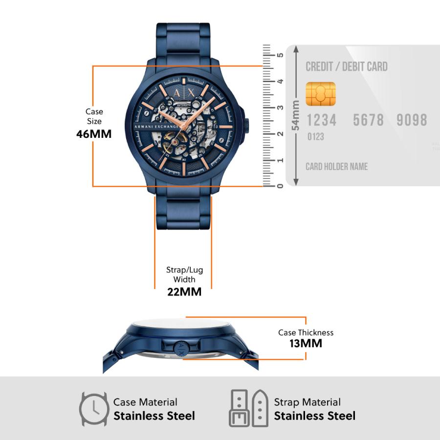 A|X アルマーニ エクスチェンジ ARMANI EXCHANGE 腕時計 メンズ ステンレススチールウォッチ AX2457の画像