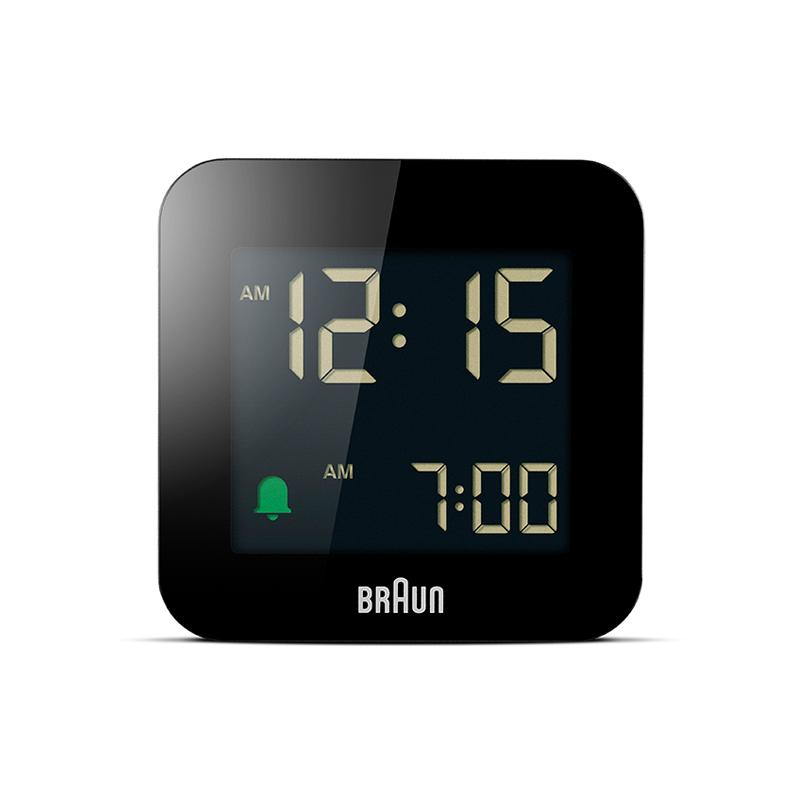 BRAUN ブラウン アラームクロック BC08B デジタル 目覚まし時計 置時計 57.5mm ブラック | BRAUN | 01