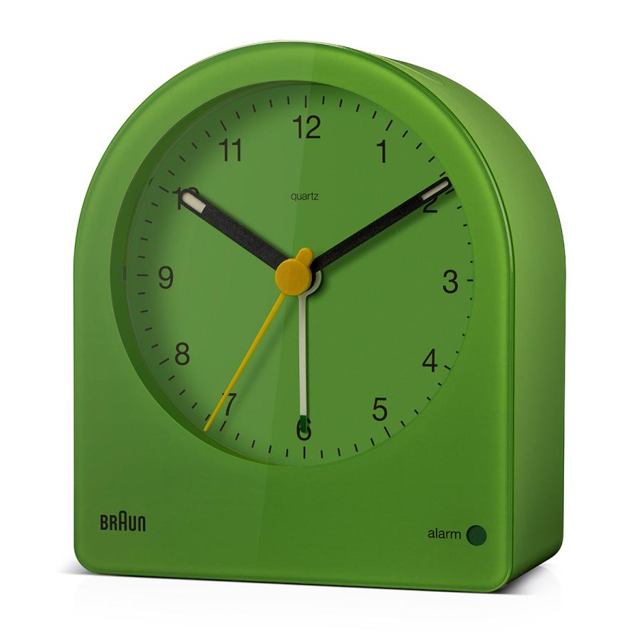 BRAUN ブラウン アラームクロック BC22GN アナログ 目覚まし時計 置き時計 Alarm Clock 82mm グリーン | BRAUN | 01