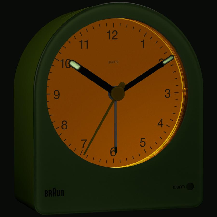 BRAUN ブラウン アラームクロック BC22GN アナログ 目覚まし時計 置き時計 Alarm Clock 82mm グリーン | BRAUN | 08