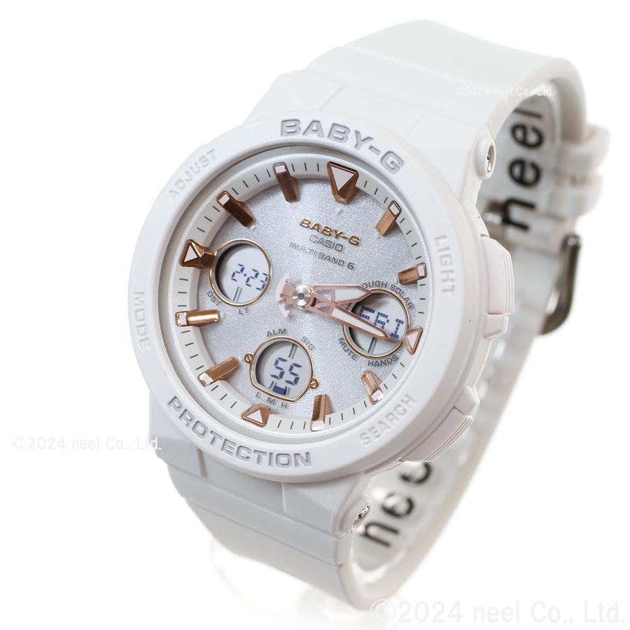BABY-G ベビーG 時計 電波ソーラー ホワイト 白 カシオ babyg ネオン