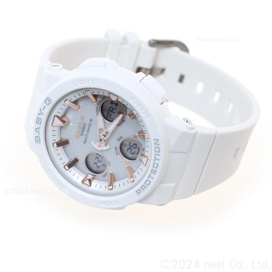 BABY-G ベビーG 時計 電波ソーラー ホワイト 白 カシオ babyg ネオン