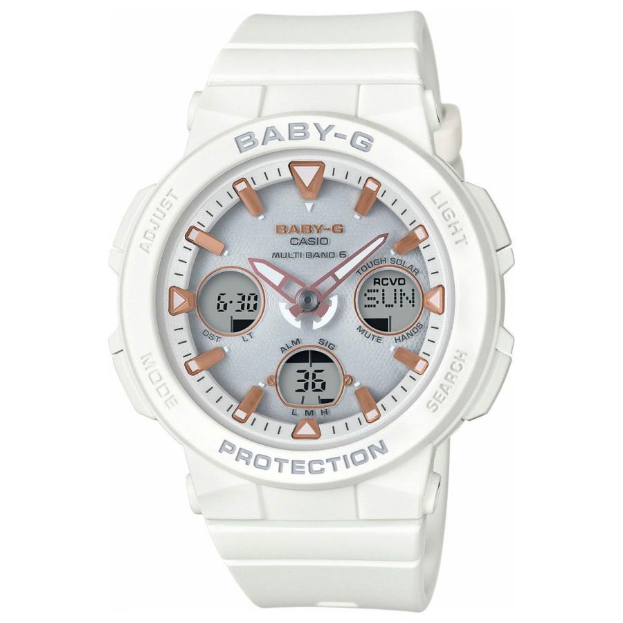 BABY-G ベビーG 時計 電波ソーラー ホワイト 白 カシオ babyg ネオン