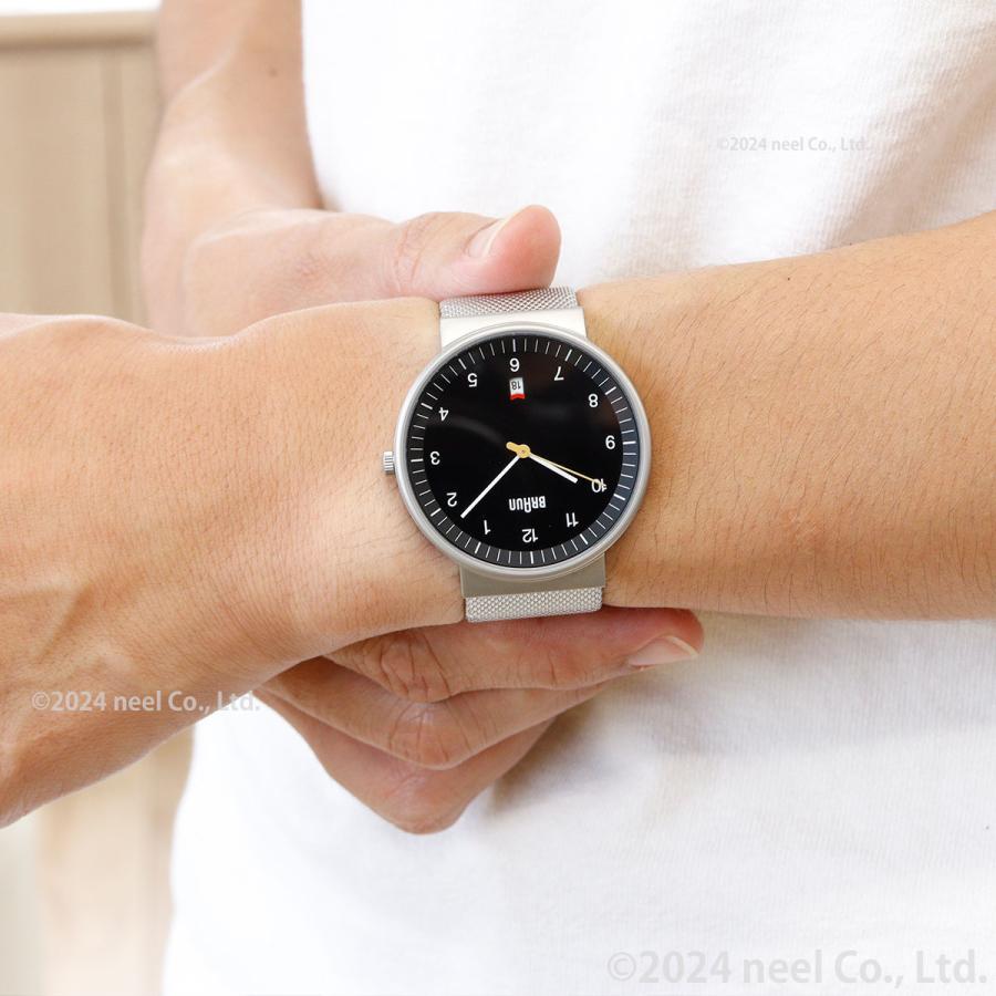 ジ*ン様 BRAUN WATCH （ブラウン腕時計 ブラック×シルバーメッシュベ BRAUN（ブラウン） | BRAUN WATCH BLACK×SILVER MESH