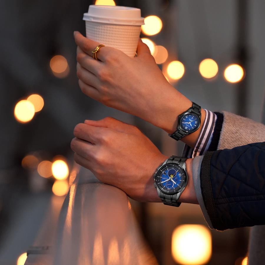 【新品 送料込み】 YOZORA COLLECTION シチズン アテッサ エコドライブ 電波時計 限定 ペア メンズ BY1007-60L CITIZEN ATTESA 【M1718269188】(61600円)