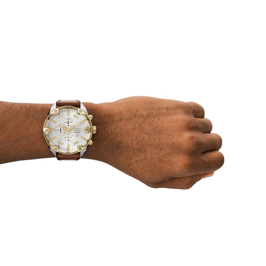 DIESEL（ディーゼル） 腕時計 メンズ クロノグラフ レザー DZ4665