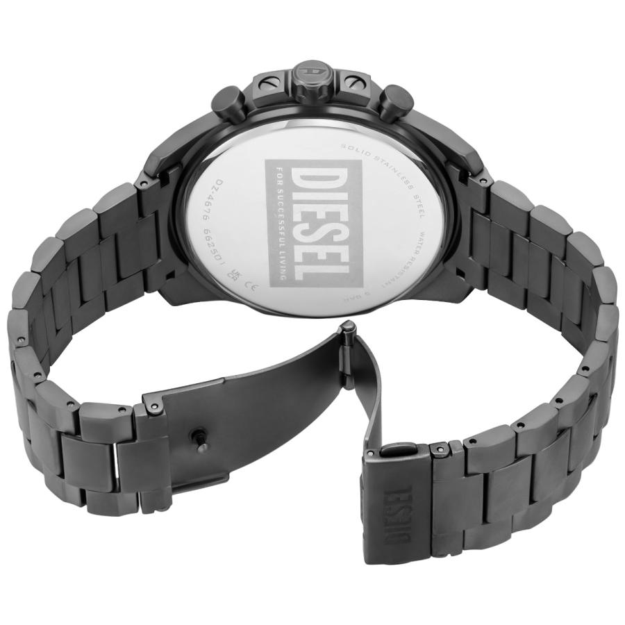 ディーゼル DIESEL 腕時計 MEGA CHIEF SLIM クロノグラフ ガンメタル