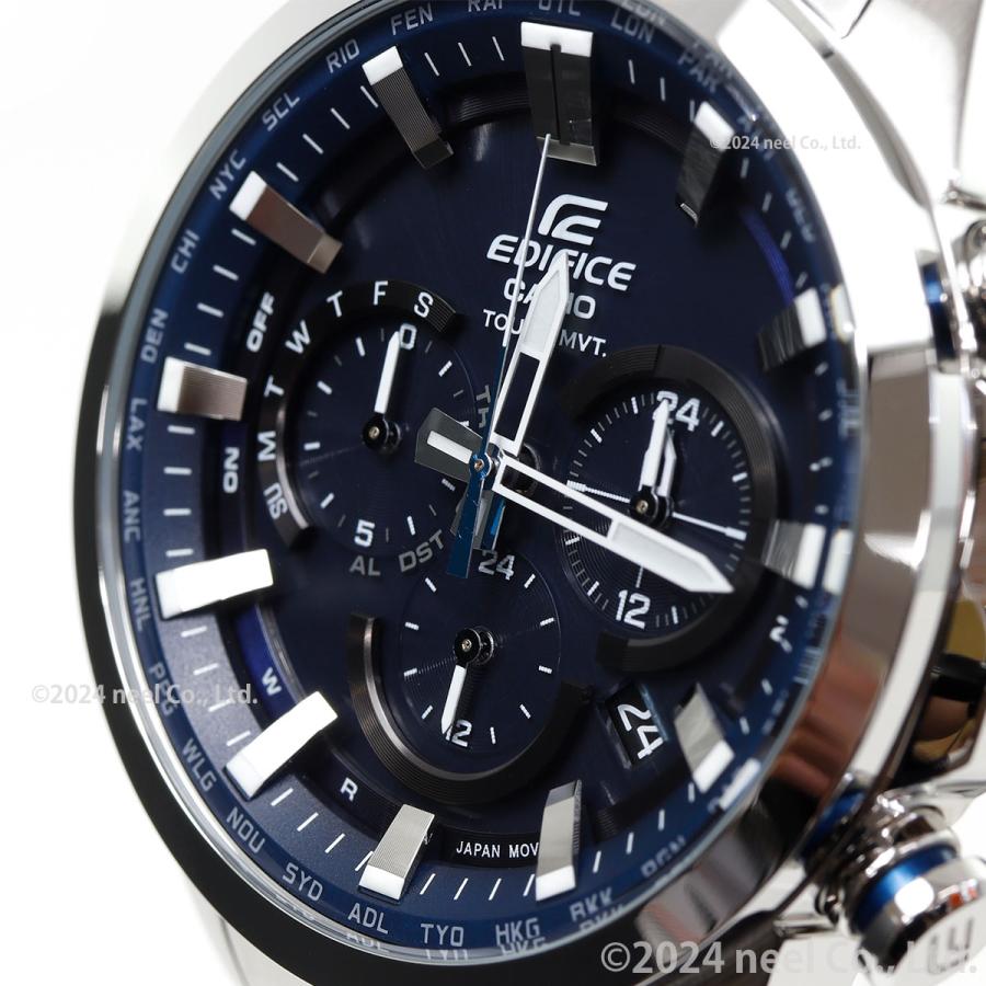 カシオ　エディフィス　EQW-T630 電波ソーラー　美品　黒 EQW-T630JD-1AJF | CASIO