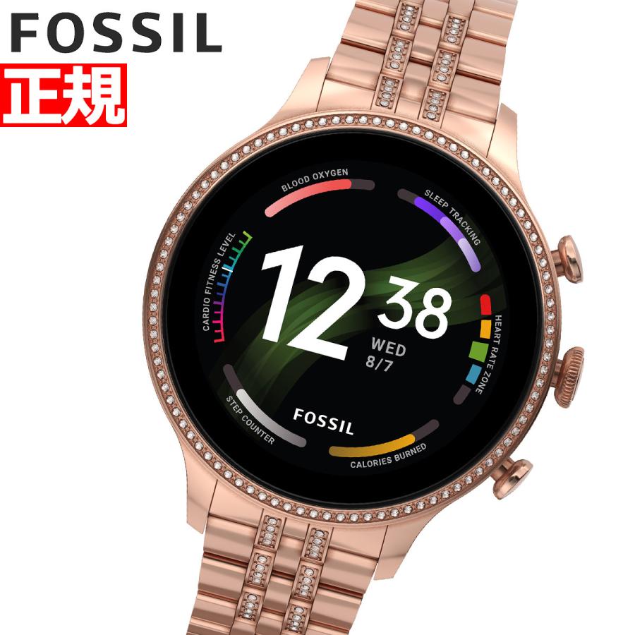 本日22：59まで！エントリーで+4％ フォッシル FOSSIL スマートウォッチ 腕時計 レディース ジェネレーション6 GEN6 タッチスクリーン FTW6077のサムネイル