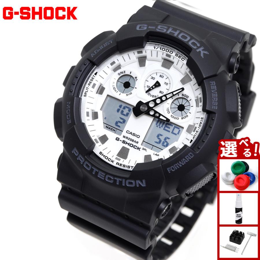 G-SHOCK Gショック アナデジ 腕時計 メンズ GA-100WD-1AJF Black and