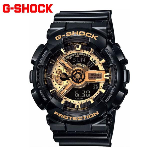 Gショック G-SHOCK 限定 腕時計 アナデジ ブラック×ゴールド GA-110GB-1AJF ジーショック｜neel2｜02