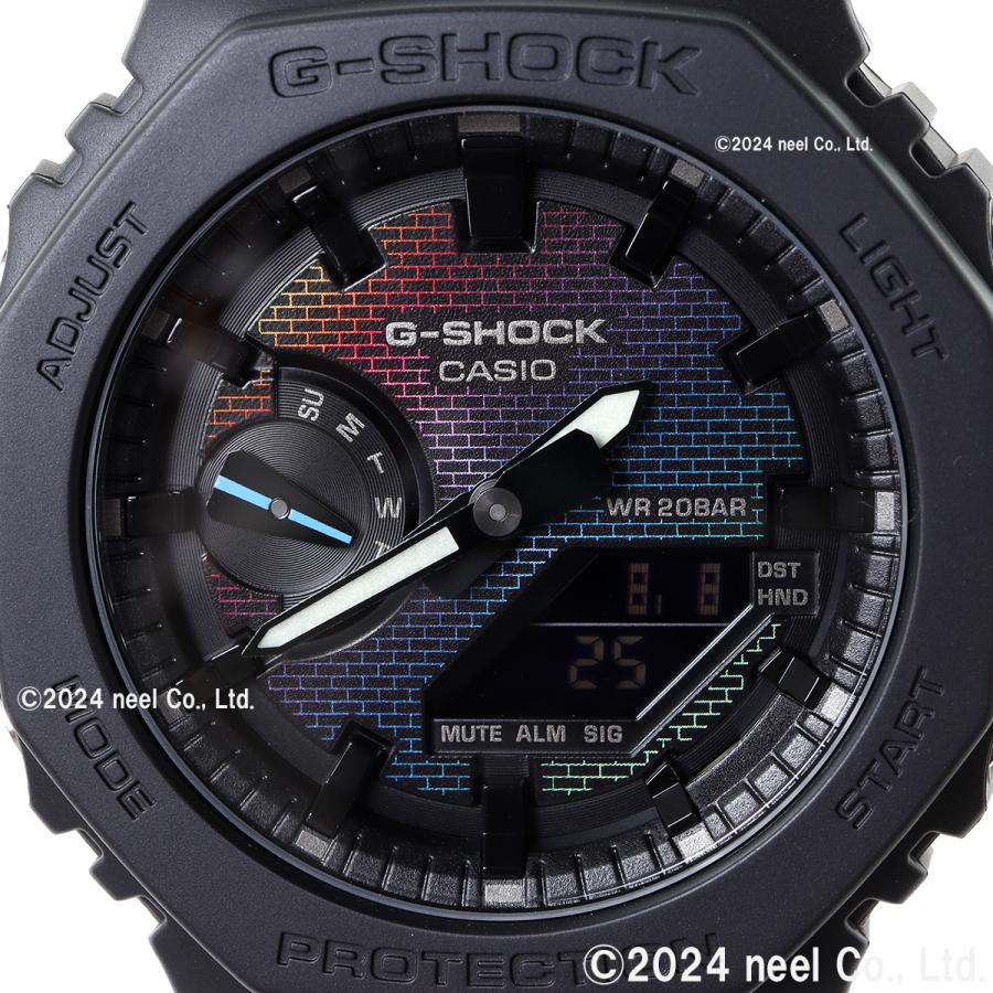 G-SHOCK Gショック アナデジ 腕時計 メンズ GA-2100RW-1AJF レインボー